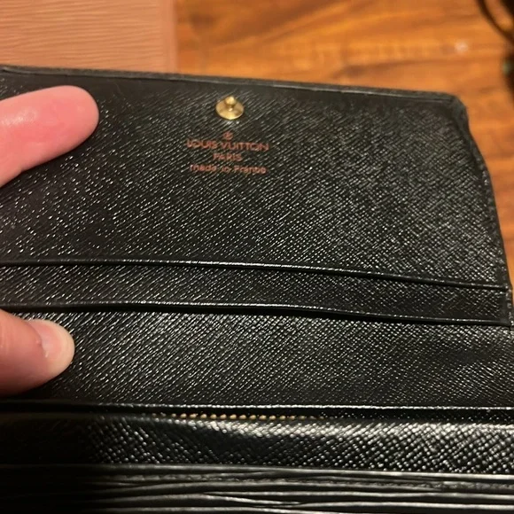 Louis Vuitton Epi Authentic Porte Monnaie Billets Tresor Leather Wallet MI1927
